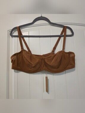 SKIMS Ultra Fine Mesh Strapless Underwire Bra - 44A